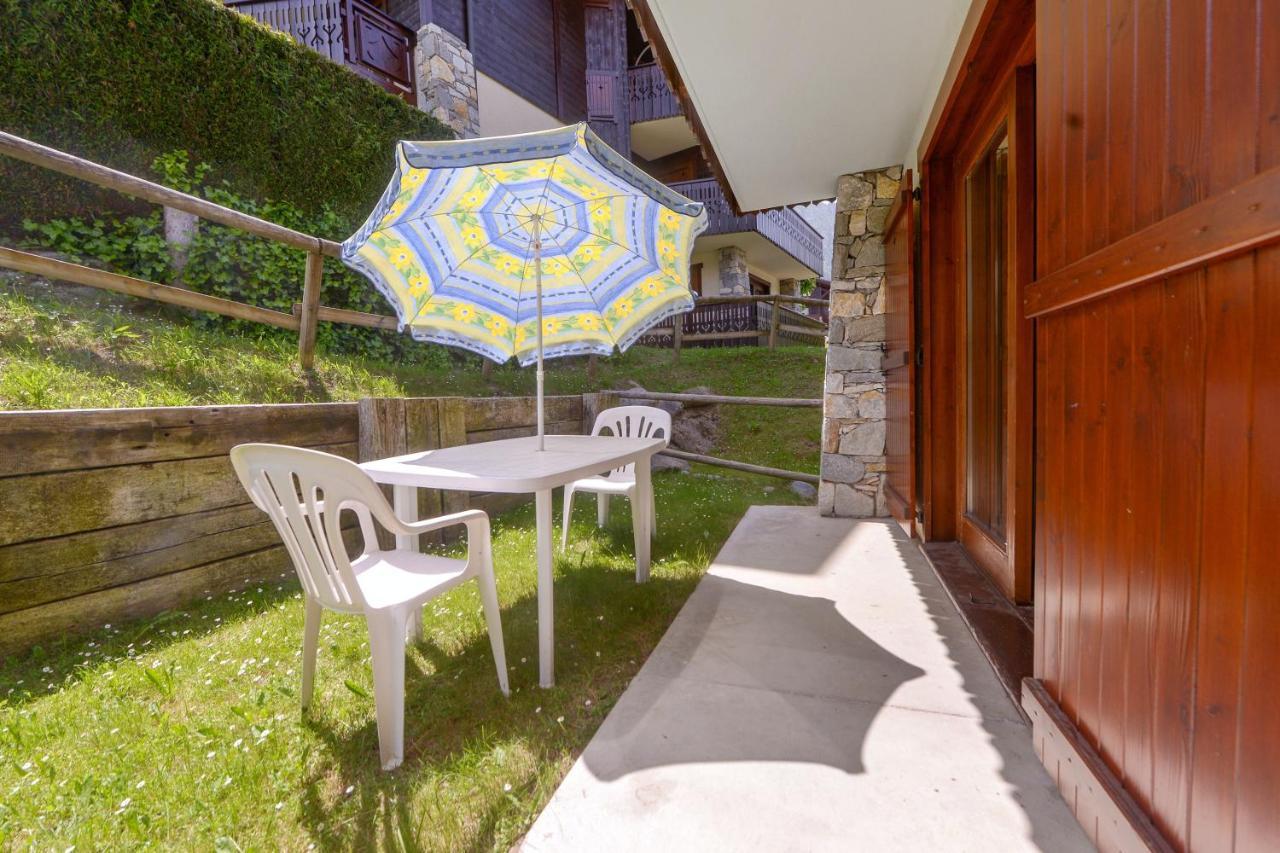 Appartement Chaleureux Les Houches 29 M² Piscine Partagee Exterior foto